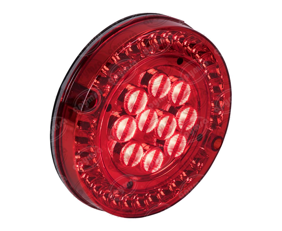 CALAVERA AUTOMOTRIZ MICA ROJA ROJO 24V 40 LEDS 6 BUSSCAR 94971 RR