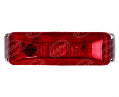 LUZ POSICION MICA ROJA LATERAL 12V 3 LEDS SELLADO KENWORTH TRAKTOLAMP 8013R