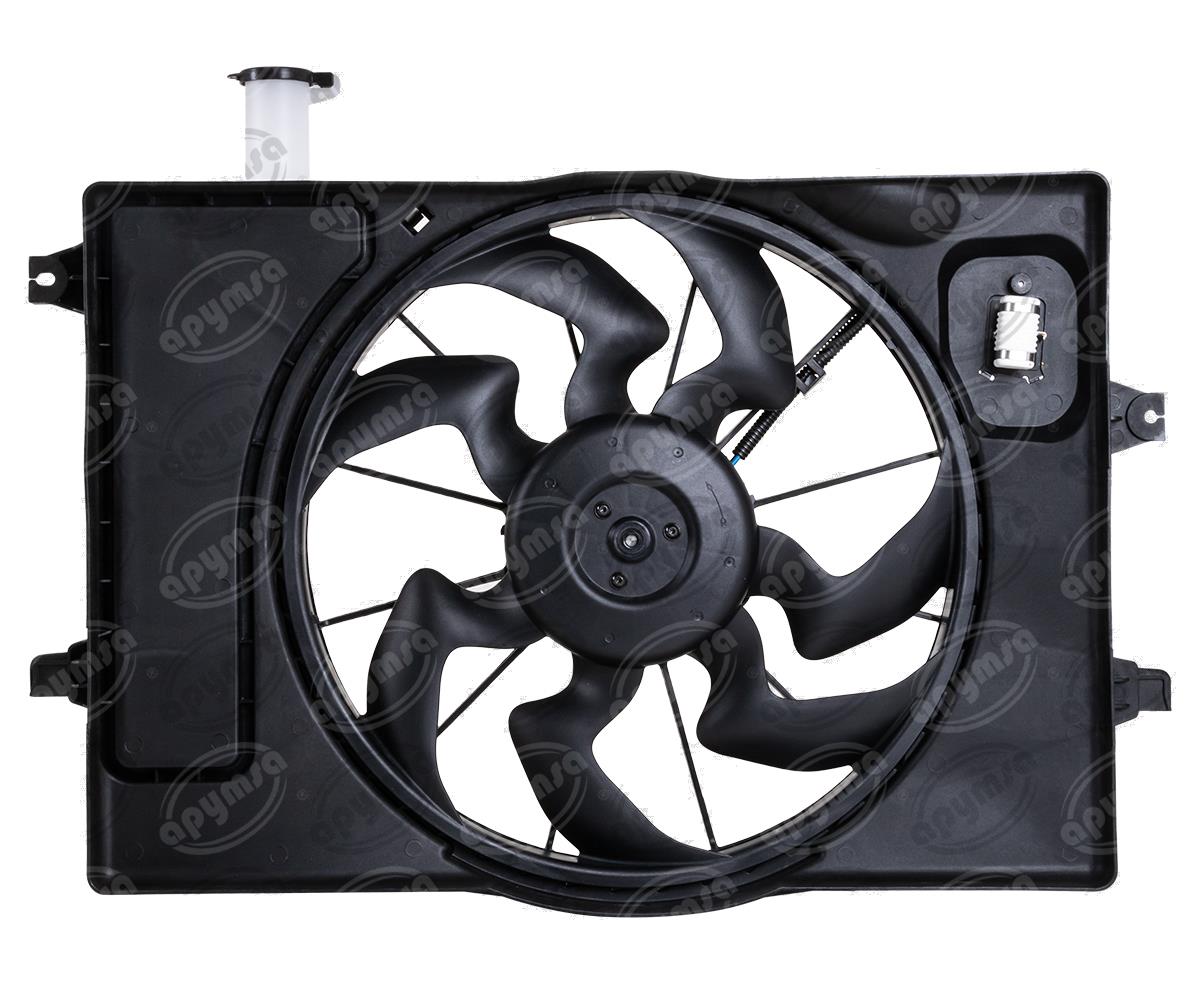 MOTOVENTILADOR RADIADOR COMPLETO 12V HYUNDAI ELANTRA 17 18 FORTE 19 20