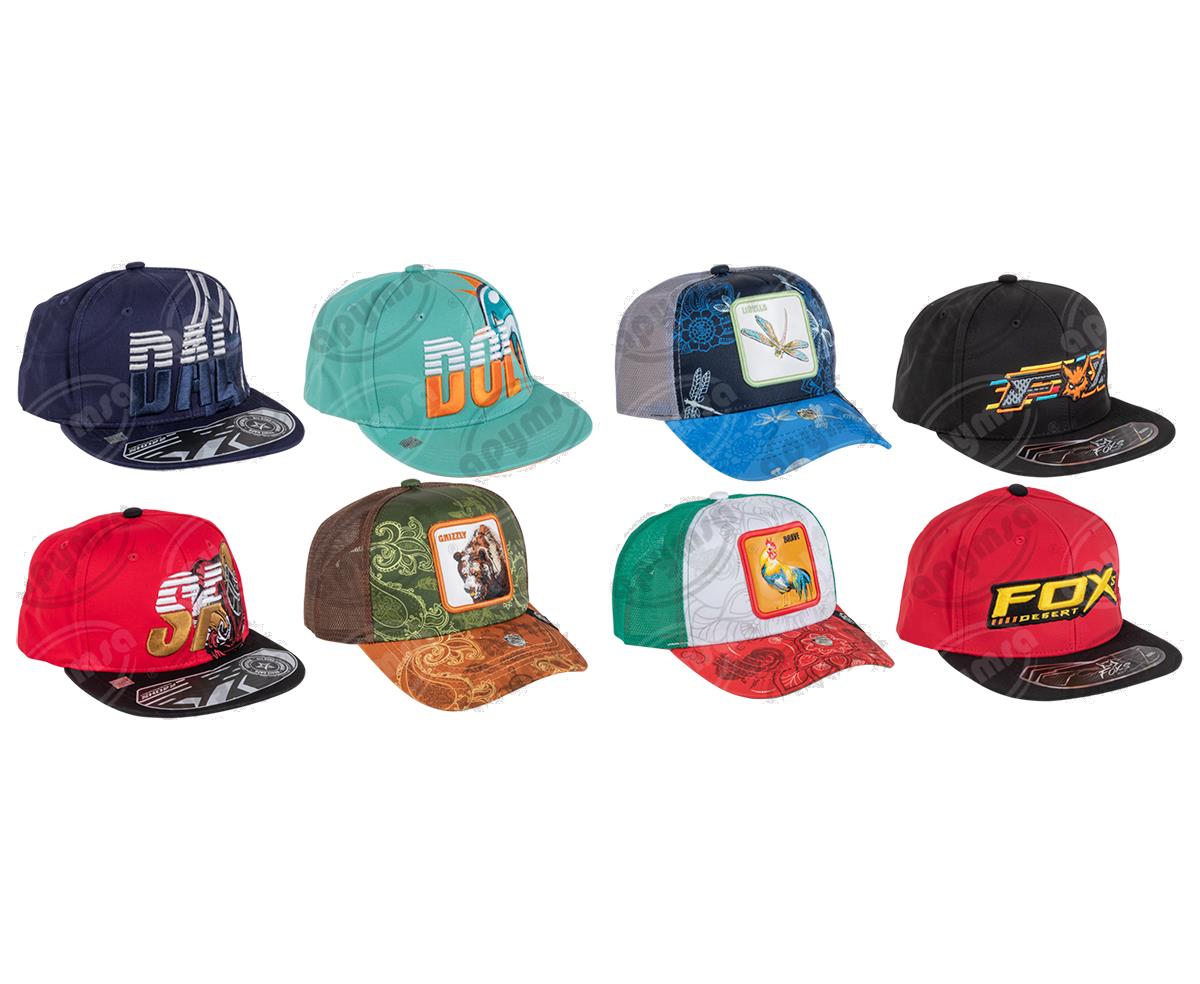 TEXTILES GORRAS VARIOS MODELOS KBOOM CAPS OP180222-4A 