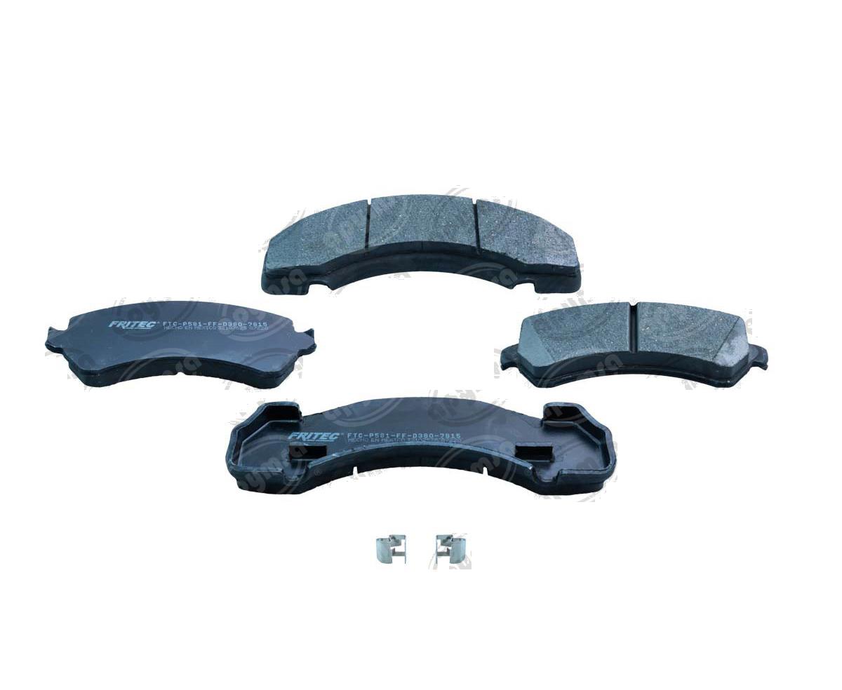 BALATA CERAMICA DELANTERO / TRASERO 7815-D380FMSI HD FRITEC SHD7815-Z 