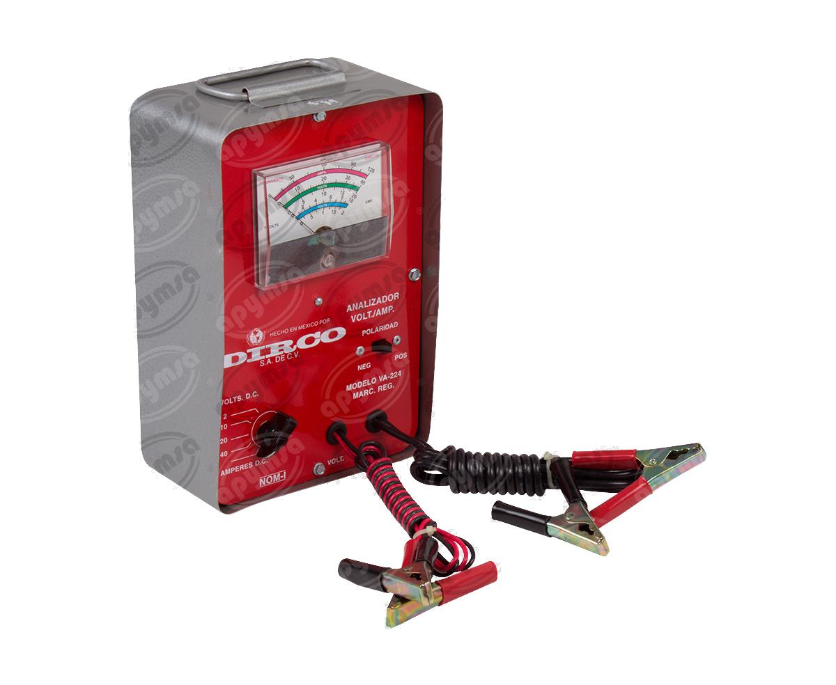 PROBADOR ALTERNADOR 0-40V 80A Y REGULADOR 120A DIRCO DIRCO VA-224 