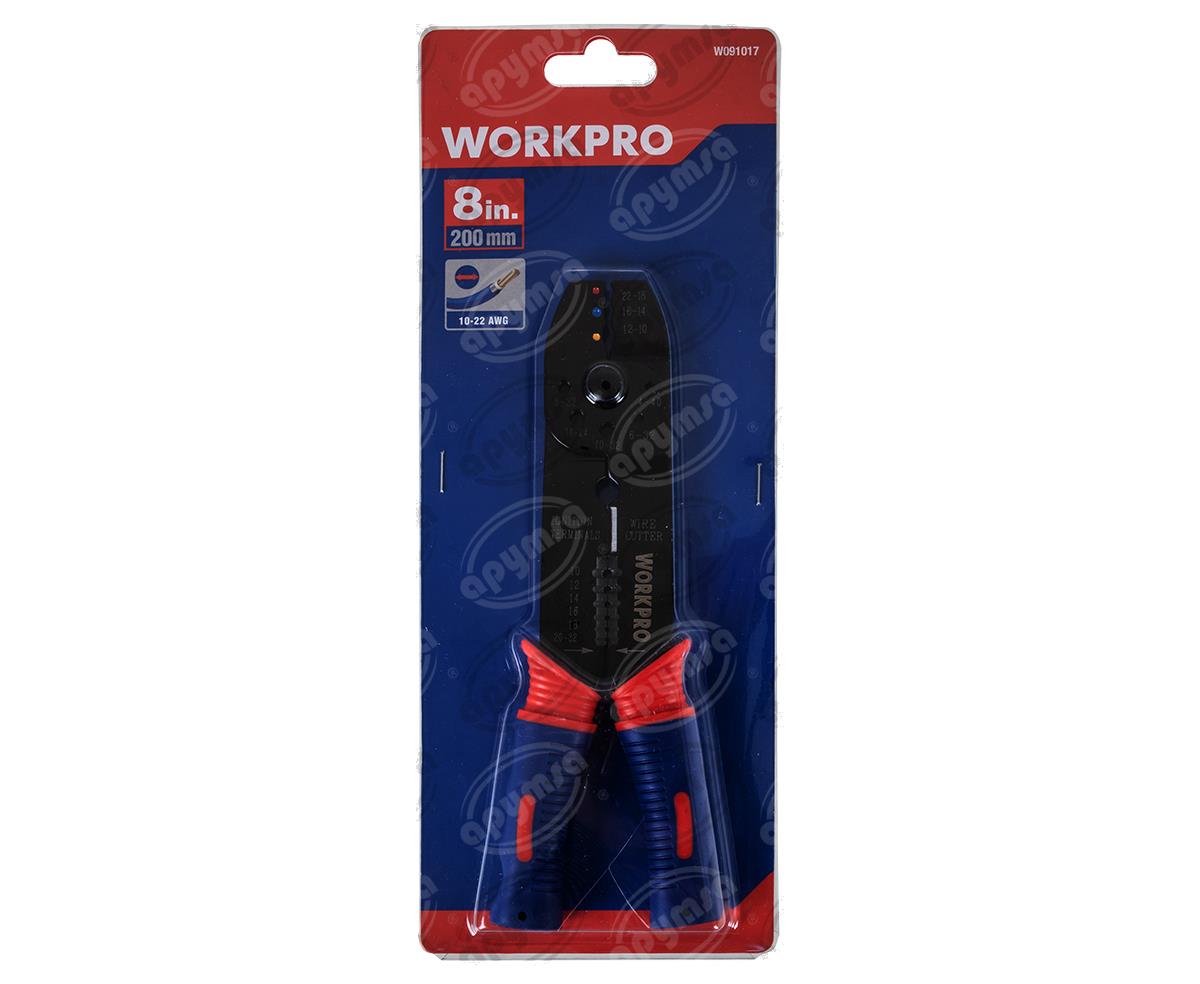 PINZA PELACABLE 8" WORKPRO W091017WE 