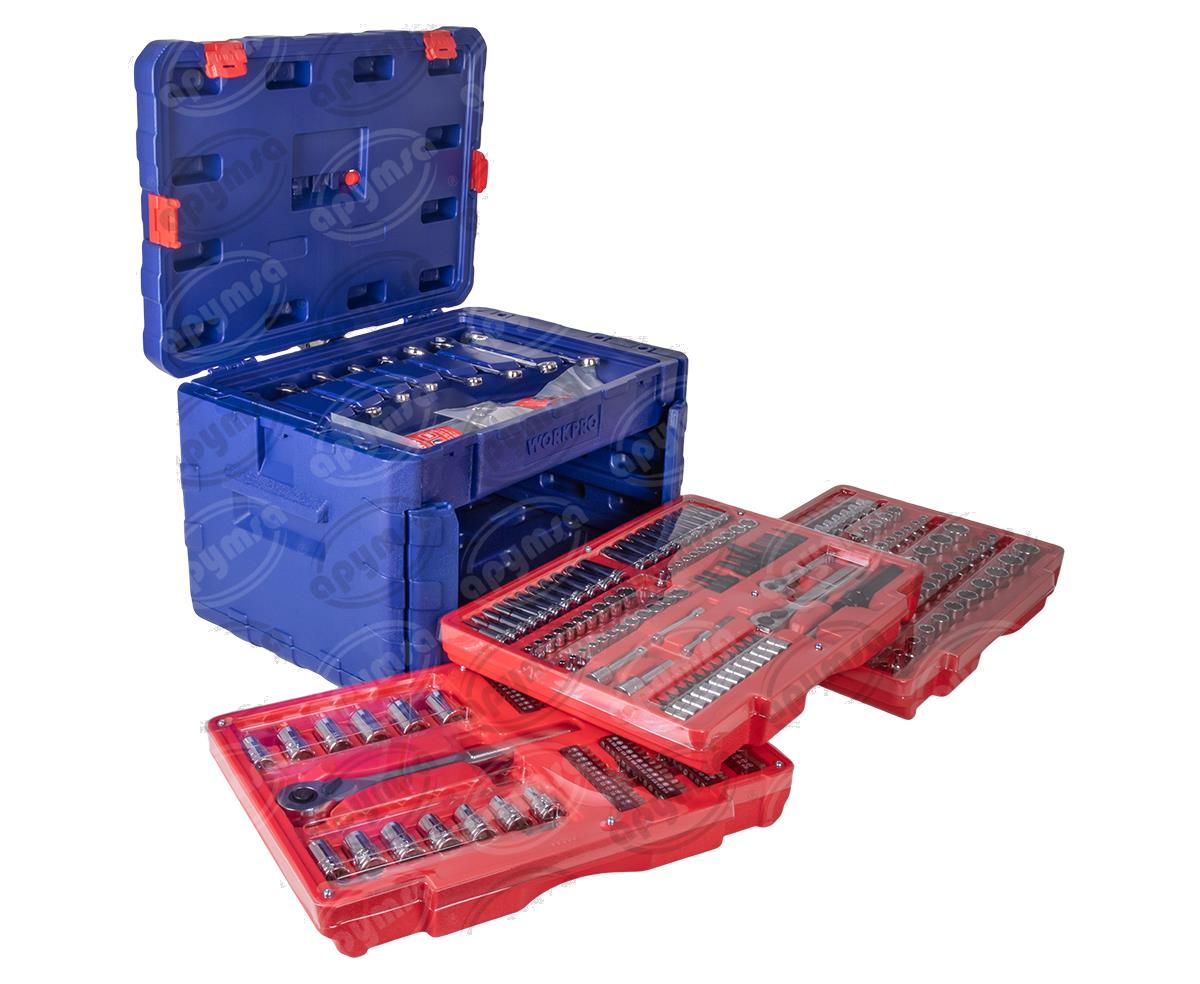 KIT DE HERRAMIENTA AUTOMOTRIZ PROFESIONALES 320 PIEZAS WORKPRO W003055WE 