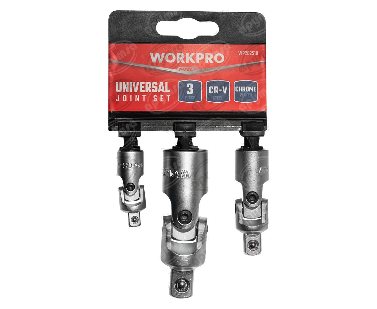 DADO NUDO UNIVERSAL 3 PIEZAS WORKPRO WP202518 