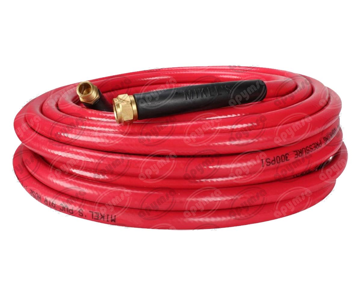 MANGUERA PARA AIRE A PRESION DE PVC 1/4" X 15 M CONEXIÓN 1/4" NPT MIKELS MAP-1415 