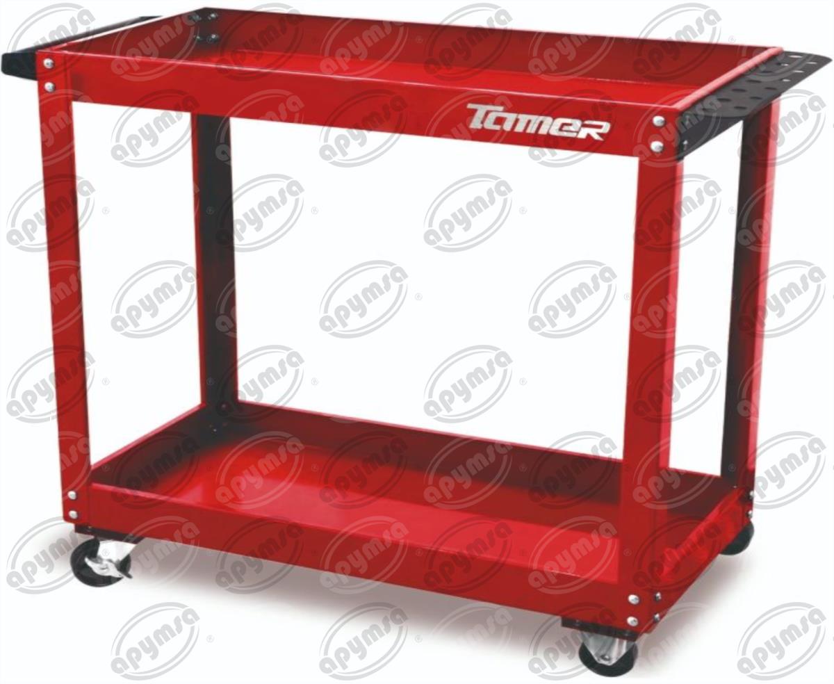 CARRO SERVICIO 83.3 X 77.5 X 35CM CON 2 CHAROLAS TAMER CST-2 