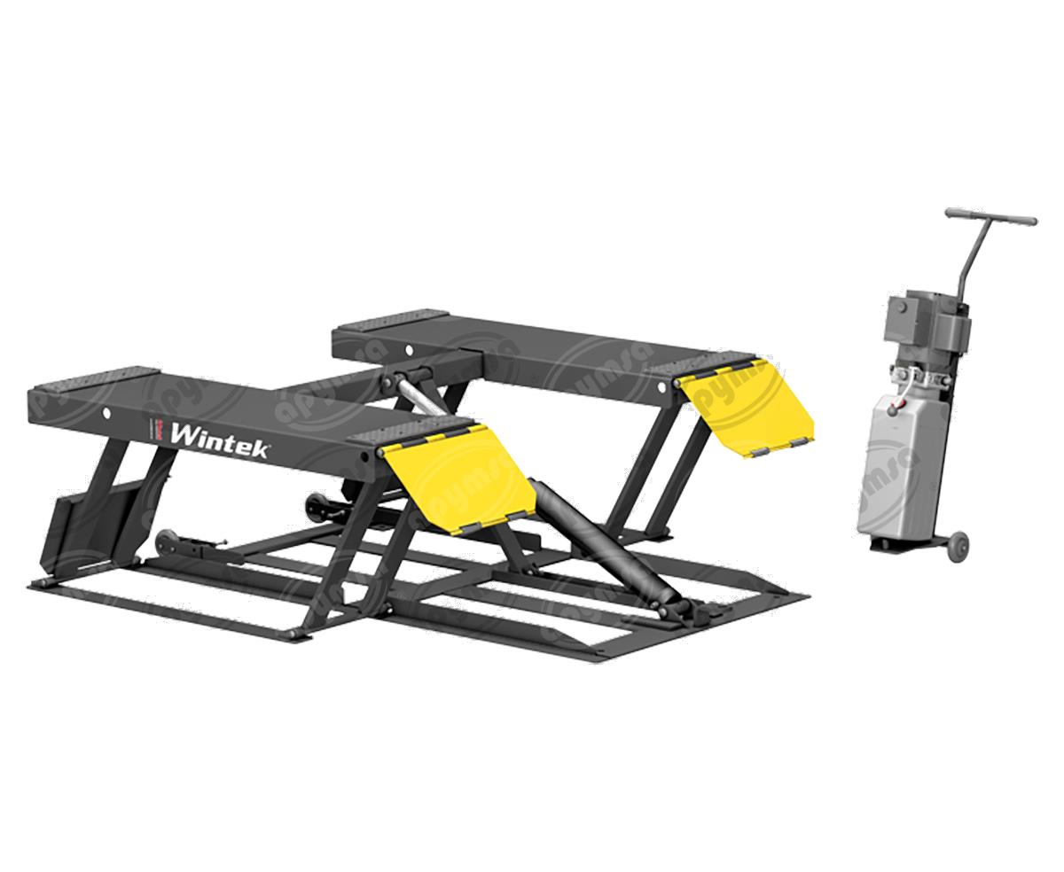 RAMPA NIVELADORA TIPO FRENERA 6000 LB PORTATIL 110V WINTEK WRPRTF006 