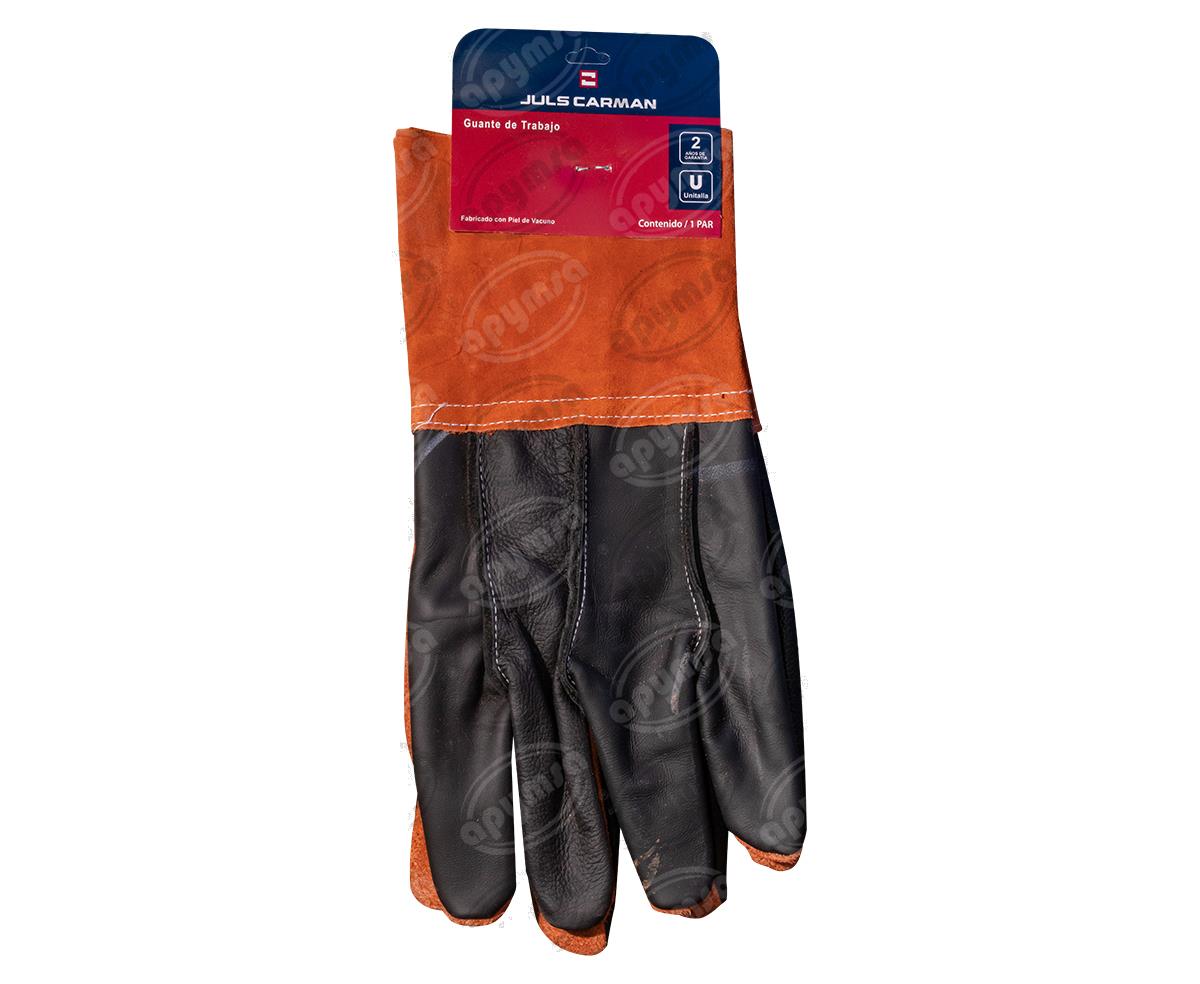 GUANTES CARNAZA COMBINADO CON PIEL TIPO AUTOMOTRIZ,  JULS CARMAN GUA05 