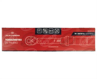 TORQUIMETRO DE TRUENO DE 1/4  JULS CARMAN 6062A 