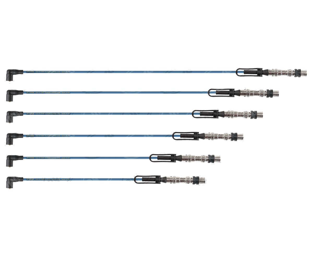 CABLE BUJIA VW VR6 JETTA 99-05 GOLF 2.8L 99-02 T TECNOFUEL VR6/00* 