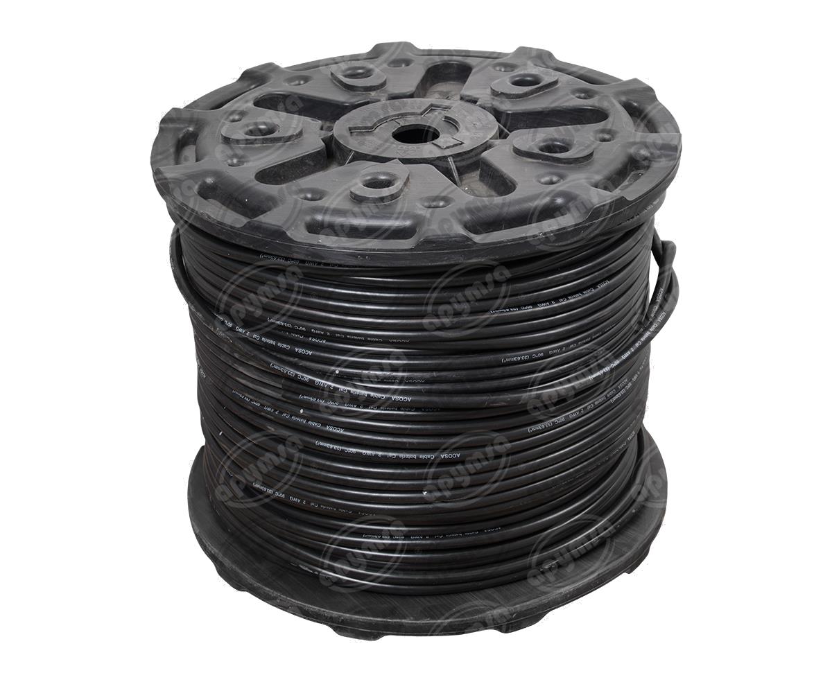CABLE BATERIA NEGRO # 2 300M PRECIO POR 300 MTS ACOSA B2 -1 