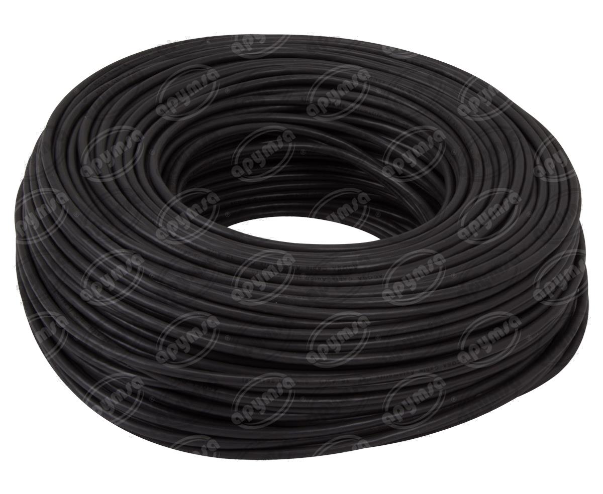 CABLE INSTALACION NEGRO # 10 100M PLASTICO ROLLO ACOSA 10-100 