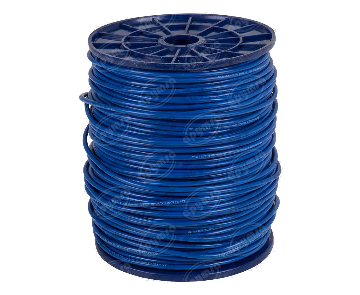 CABLE INSTALACION AZUL # 10 EN CARRETE 200 MTS ACOSA 10-200 