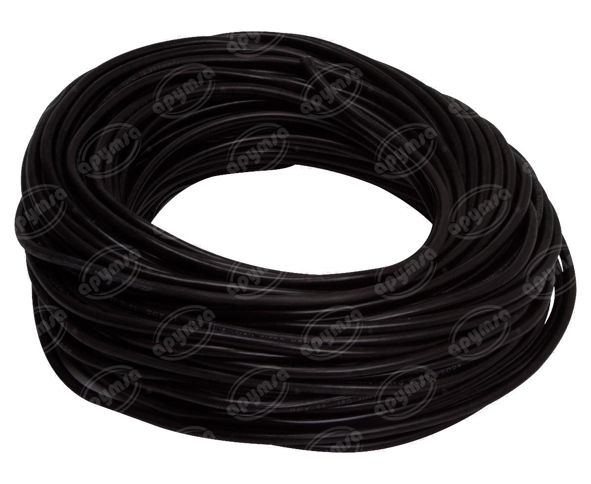 CABLE INSTALACION NEGRO # 10 30M PLASTICO ROLLO ACOSA 10-30 