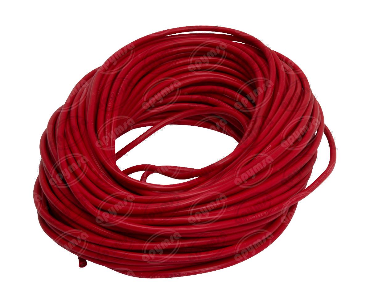 CABLE INSTALACION ROJO # 10 30M PLASTICO ROLLO ACOSA 10-30 
