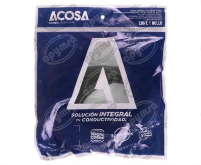 CABLE INSTALACION NEGRO # 14 10M MTS BOLSA ACOSA 14-10N 