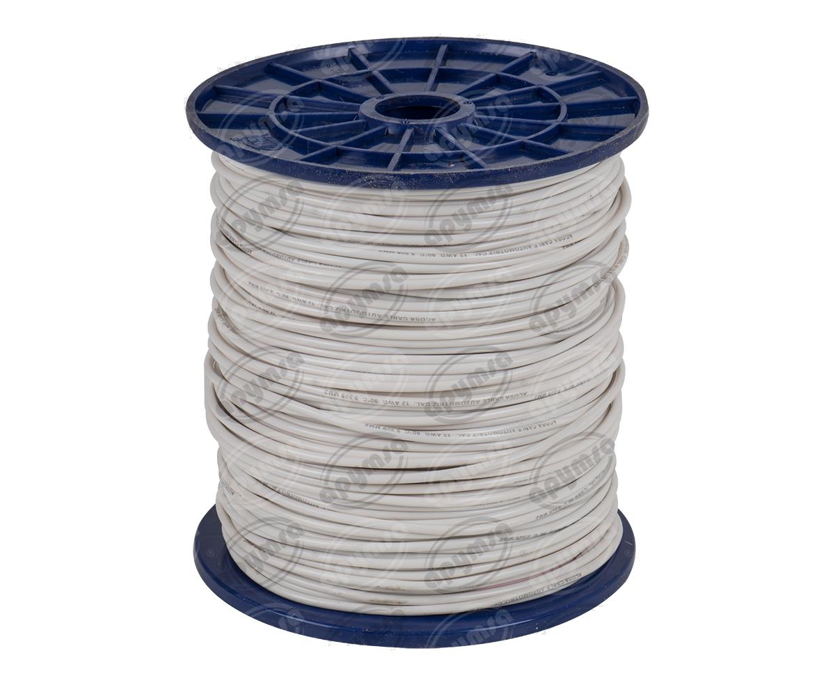 CABLE INSTALACION BLANCO # 12 EN CARRETE 200 MTS ACOSA 12-200 
