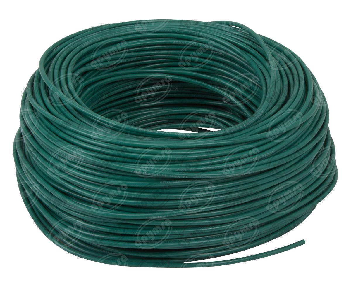 CABLE INSTALACION VERDE # 14 100M PLASTICO ROLLO ACOSA 14-100 