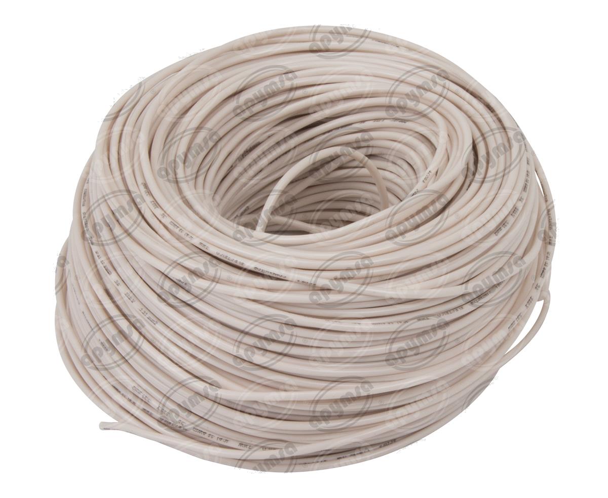 CABLE INSTALACION BLANCO # 16 100M PLASTICO ROLLO ACOSA 16-100 