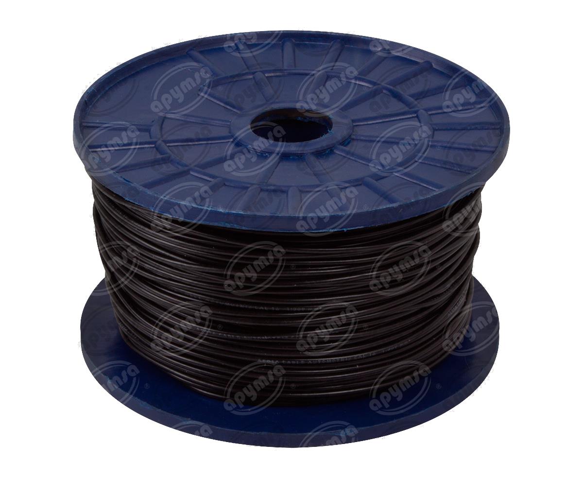 CABLE INSTALACION NEGRO # 16 200M PLASTICO EN CARRETE ACOSA 16-200 