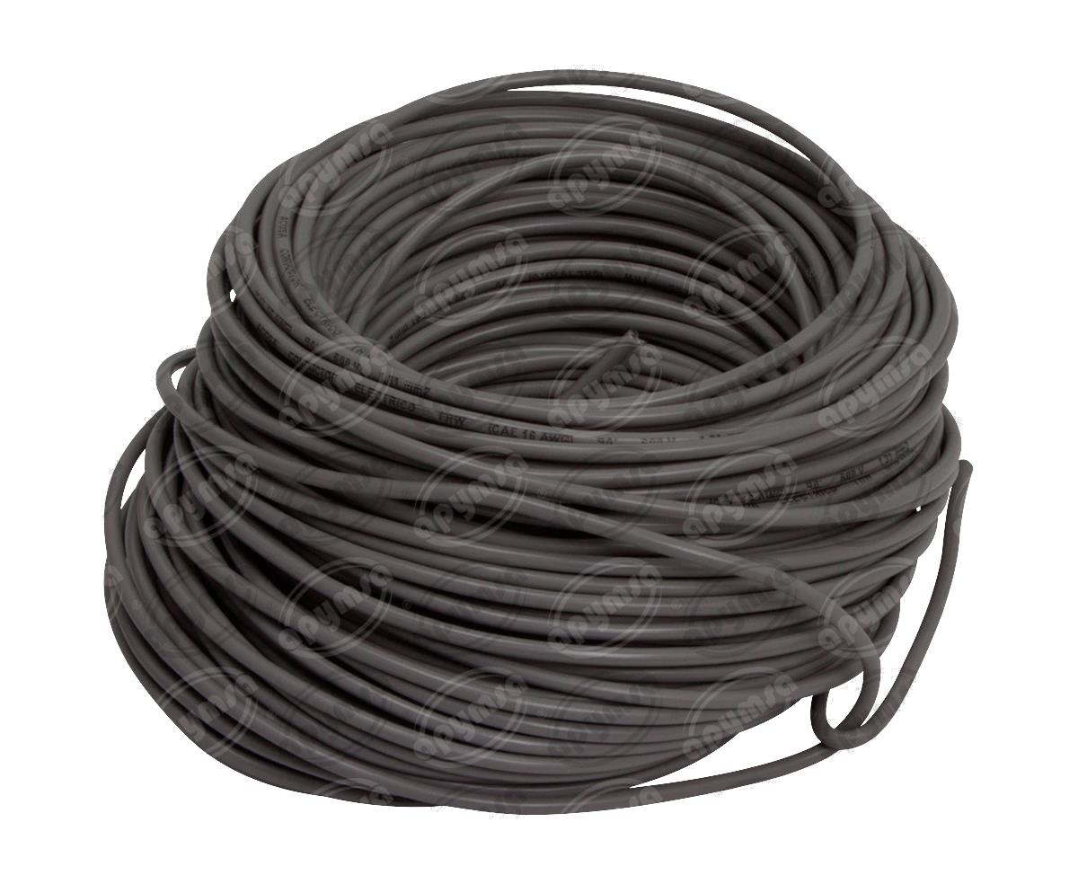 CABLE INSTALACION GRIS # 16 30M PLASTICO ROLLO ACOSA 16-30 