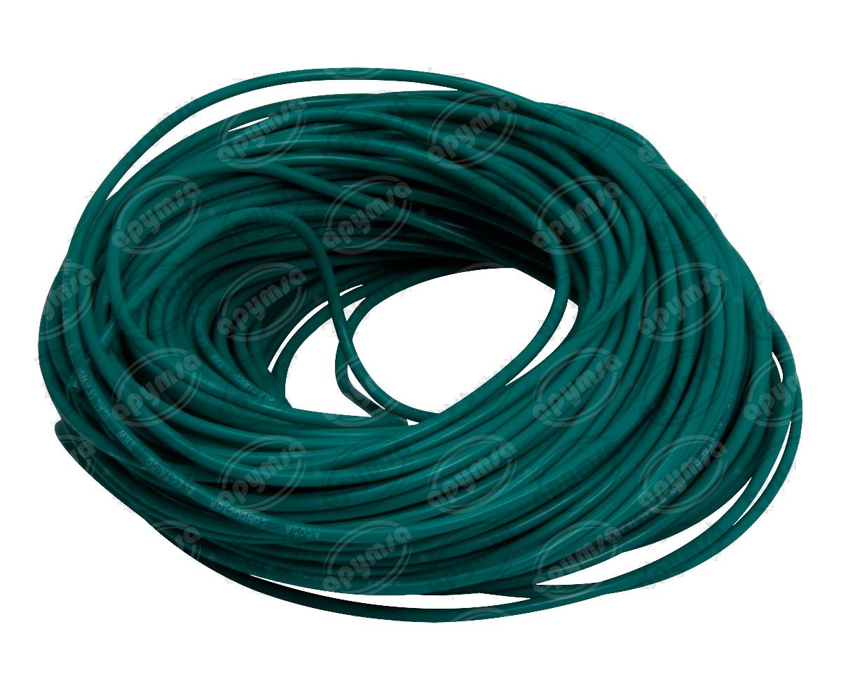 CABLE INSTALACION VERDE # 16 30M PLASTICO ROLLO ACOSA 16-30 