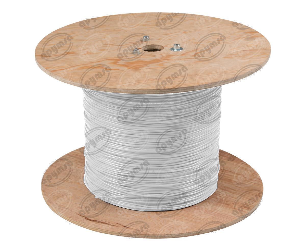 CABLE INSTALACION BLANCO # 16 1,000M CARRETE ACOSA CAL 16 