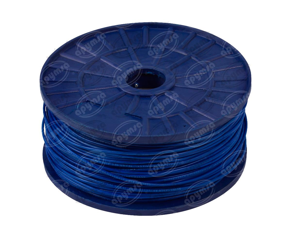 CABLE INSTALACION AZUL # 18 200M PLASTICO ROLLO EN CARRETE ACOSA 18-200 