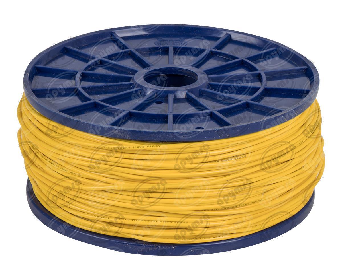 CABLE INSTALACION AMARILLO # 18 EN CARRETE DE 200MTS ACOSA 18-200 