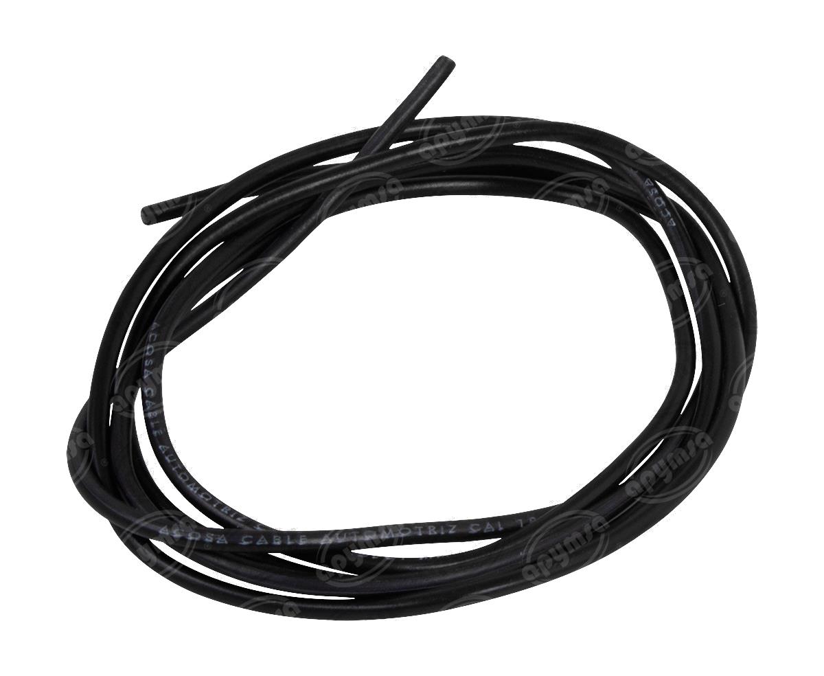 CABLE INSTALACION NEGRO # 18 PLASTICO POR METRO ACOSA 18-1 