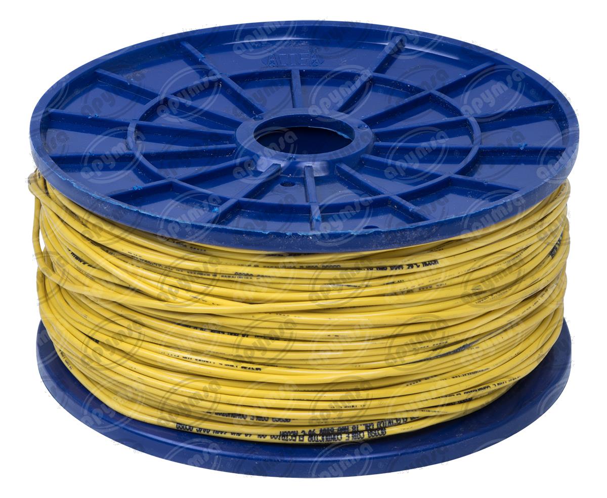 CABLE INSTALACION AMARILLO # 18 PLASTICO POR METRO ACOSA 18-1 AMARILLO 