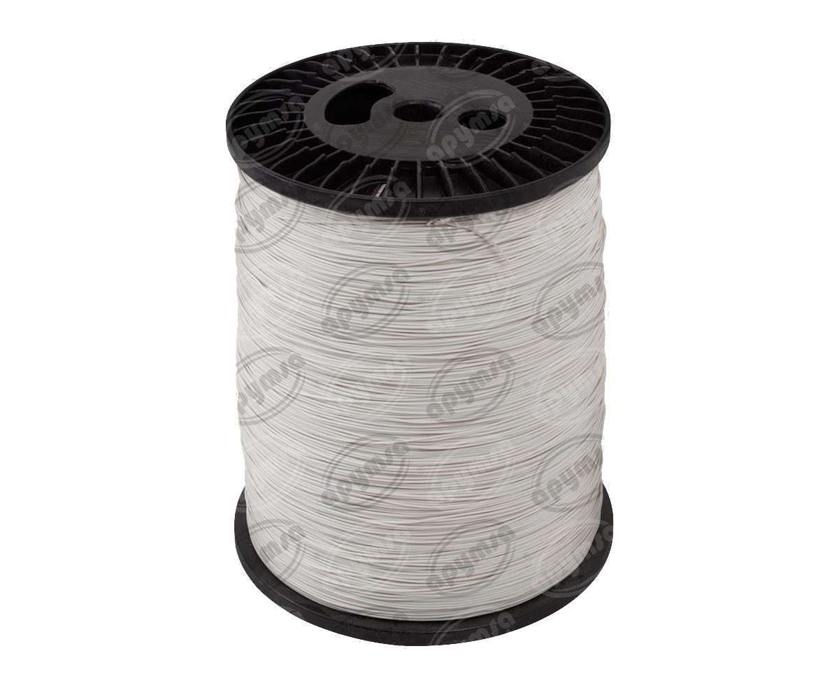 CABLE INSTALACION BLANCO # 22 3,000M PLASTICO ROLLO ESTAÑADO ACOSA 22-3000 