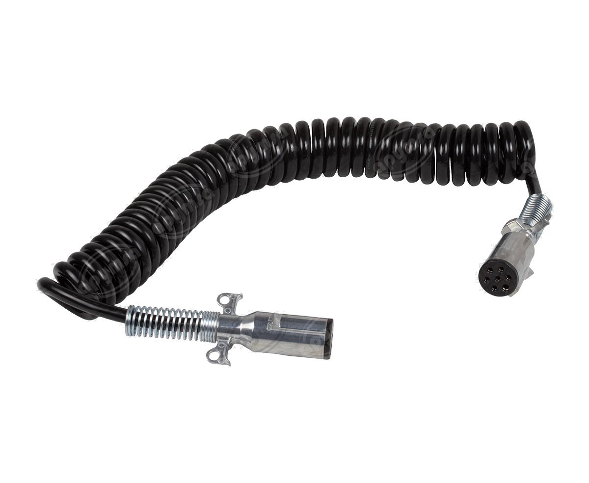 CABLE ESPIRAL 7TERMINALES 7M CON CONECTOR MACHO BRËSSER-LKW 22-4321 