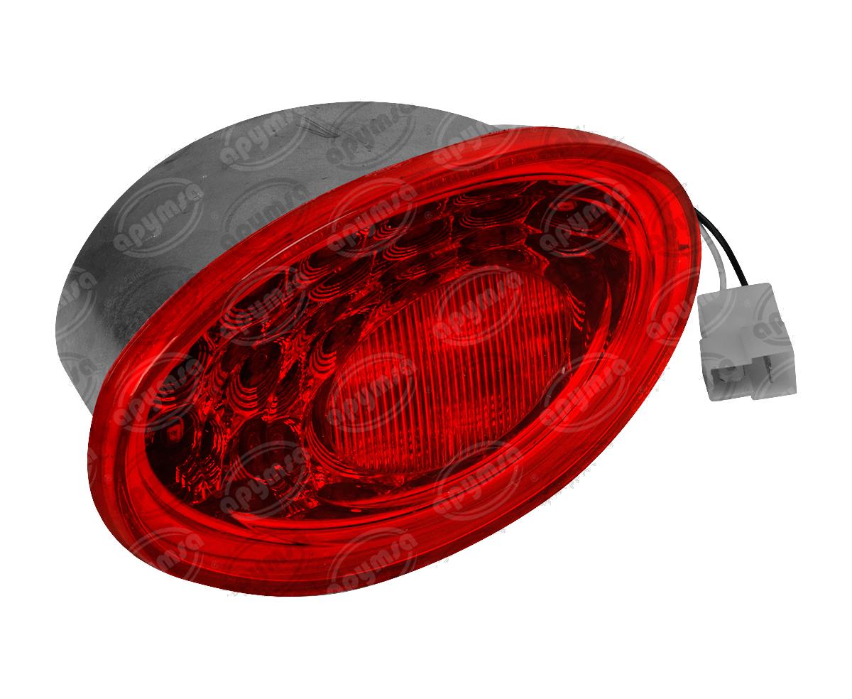 CALAVERA AUTOMOTRIZ MICA ROJA TRASERA 24V LEDS IRIZAR I5 2 TERMINALES BRËSSER-LKW 04CIR24R055 