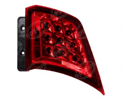 CALAVERA AUTOMOTRIZ MICA ROJA DERECHO ROJO 24V 9 LEDS MARCOPOLO PARADISSO MP-120MX MP-130 SUPERIOR HDLT YG-04-211SR-24 