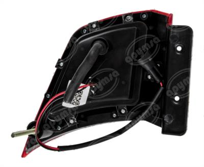 CALAVERA AUTOMOTRIZ MICA ROJA DERECHO ROJO 24V 9 LEDS MARCOPOLO PARADISSO MP-120MX MP-130 SUPERIOR HDLT YG-04-211SR-24 