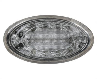 CALAVERA AUTOMOTRIZ MICA TRANSPARENTE TRASERA BLANCO 24V LEDS IRIZAR I5 REVERSA 2 CABLES BRËSSER-LKW 04PIR24T044 