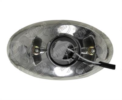 CALAVERA AUTOMOTRIZ MICA TRANSPARENTE TRASERA BLANCO 24V LEDS IRIZAR I5 REVERSA 2 CABLES BRËSSER-LKW 04PIR24T044 