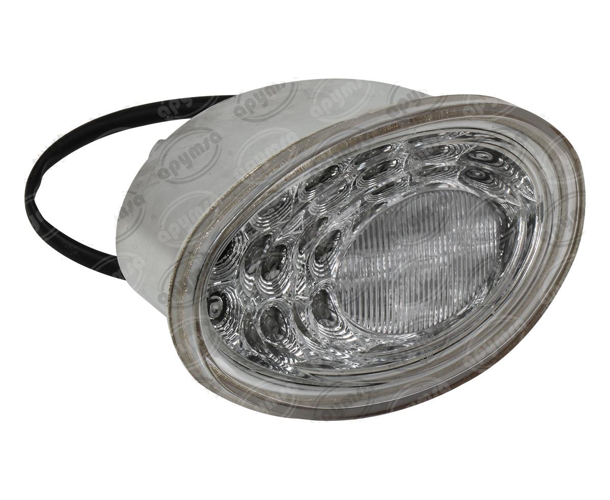 CALAVERA AUTOMOTRIZ MICA TRANSPARENTE TRASERA BLANCO 24V LEDS IRIZAR I5 REVERSA 2 CABLES BRËSSER-LKW 04PIR24T044 