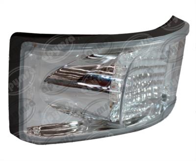 CALAVERA AUTOMOTRIZ MICA TRANSPARENTE TRASERA BLANCO 24V 20 LEDS TIPO HELLA MINIBUS AYCO PLASTICOS RECORD 1034-24V 
