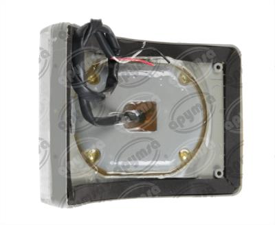 CALAVERA AUTOMOTRIZ MICA TRANSPARENTE TRASERA BLANCO 12V 32 LEDS TIPO HELLA MINIBIS AYCO TRAKTOLAMP 8332C 