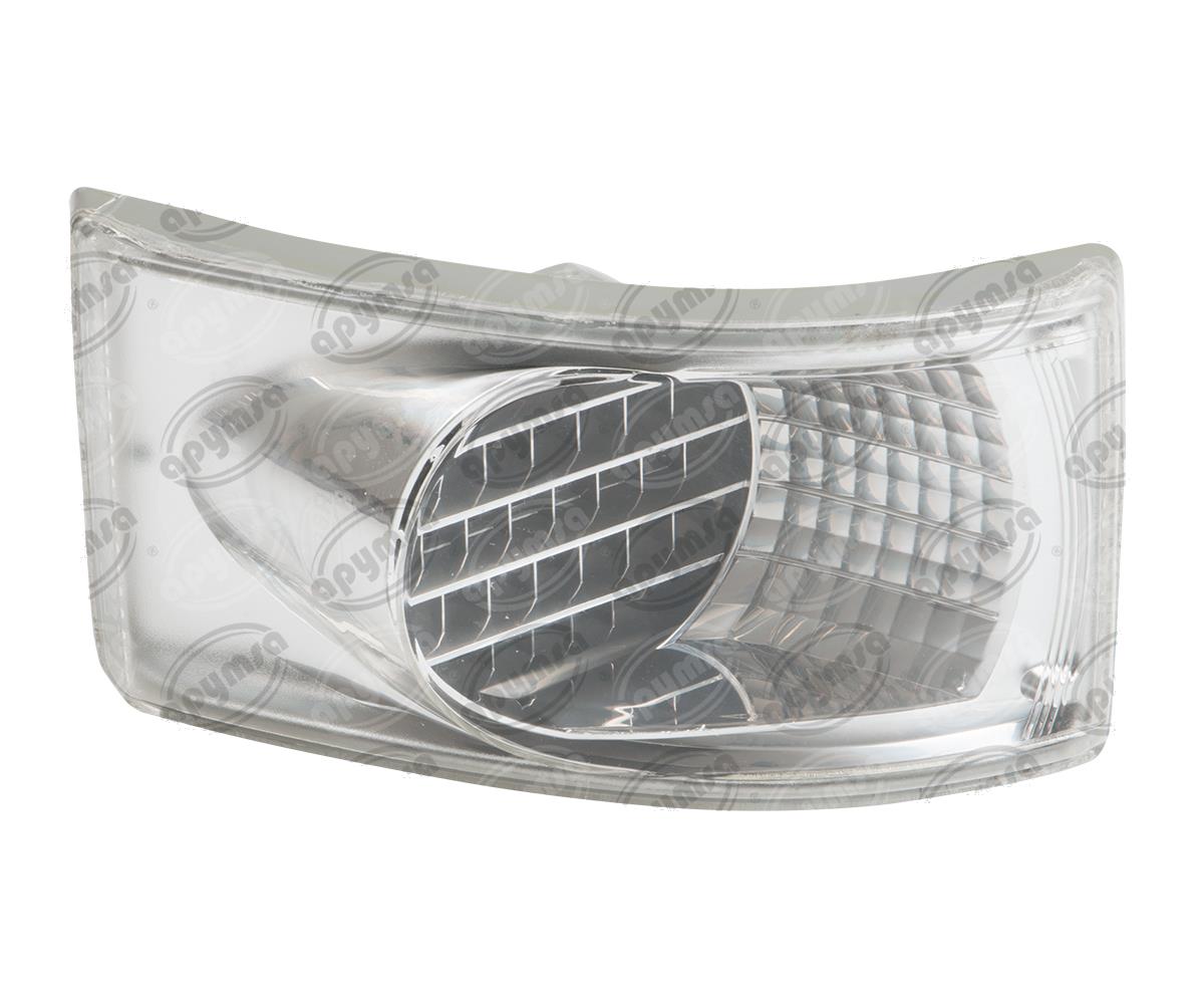 CALAVERA AUTOMOTRIZ MICA TRANSPARENTE TRASERA BLANCO 12V 32 LEDS TIPO HELLA MINIBIS AYCO TRAKTOLAMP 8332C 