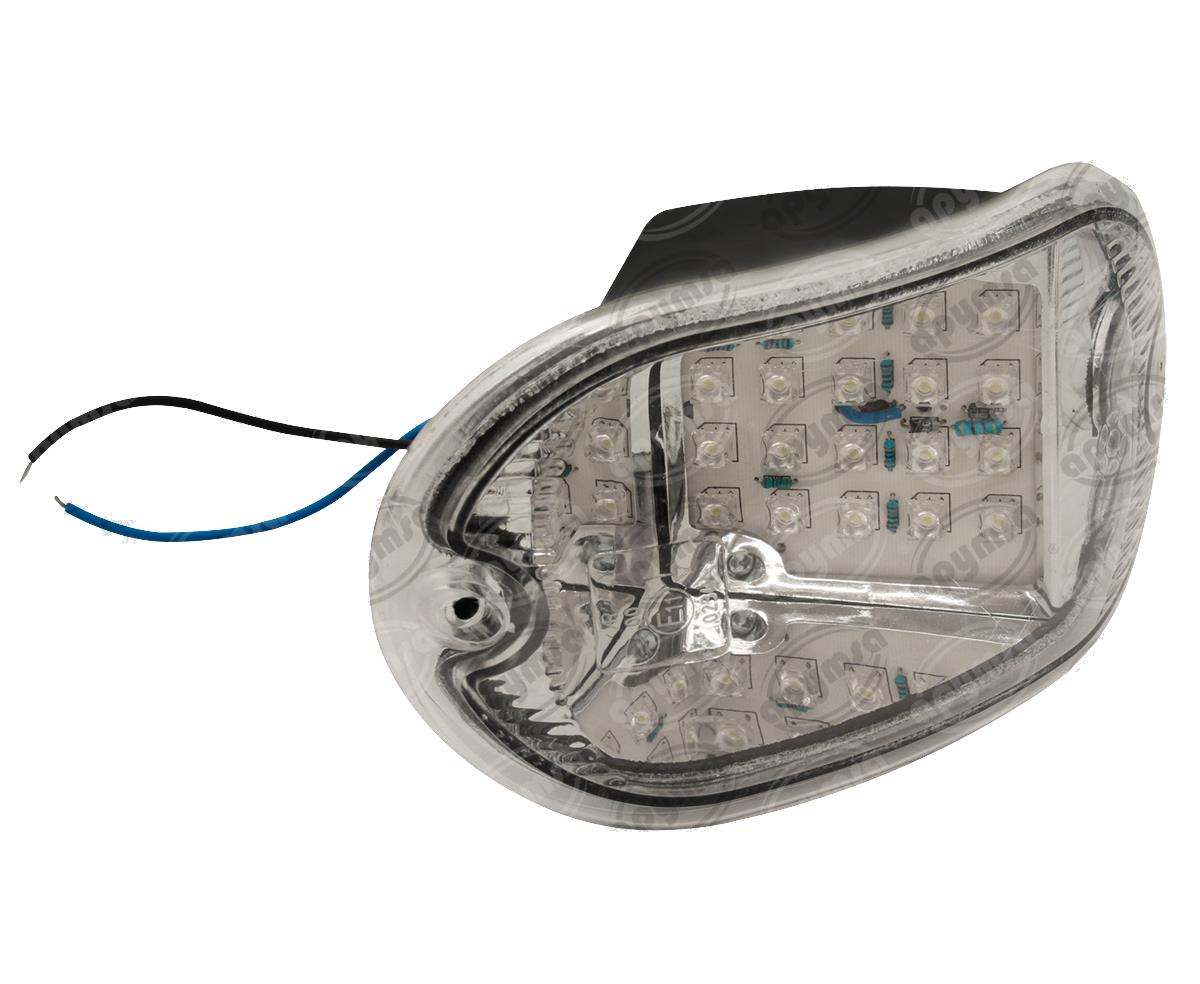 CALAVERA AUTOMOTRIZ MICA TRANSPARENTE DERECHO E IZQUIERDO BLANCO 12V LED AUTOBUS TORINO BOXER MARCO POLO IAM 57 85 239 926 