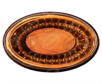 CALAVERA AUTOMOTRIZ MICA AMBAR LATERAL 12V 26 LEDS AYCO ZAFIRO NACIONAL 1226 