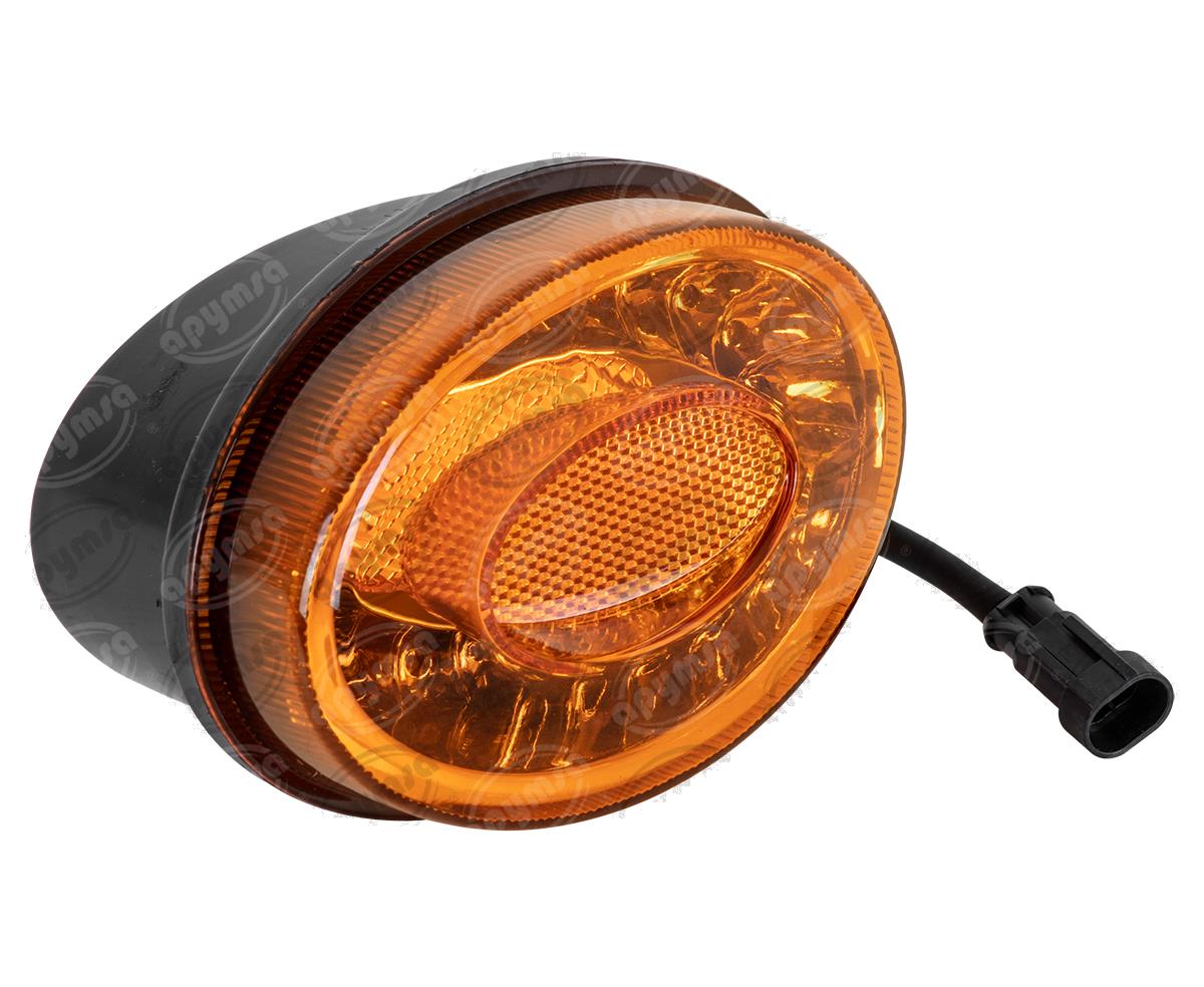 CALAVERA AUTOMOTRIZ MICA AMBAR LATERAL 12V 26 LEDS AYCO ZAFIRO NACIONAL 1226 