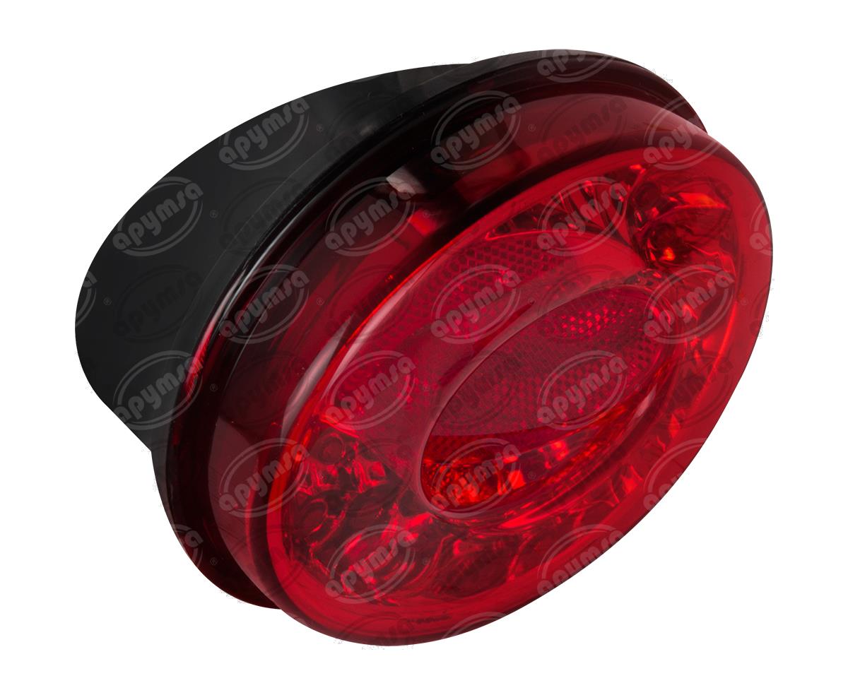 CALAVERA AUTOMOTRIZ MICA ROJA ROJO 12V 28 LEDS AYCO ZAFIRO PLASTICOS RECORD 1070-1R 