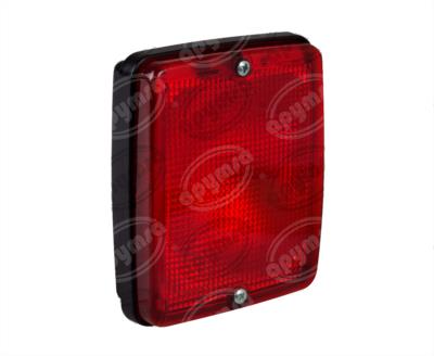 CALAVERA AUTOMOTRIZ MICA ROJA CUADRADA DE EMBUTIR AUTOBUS URBANO NACIONAL 4099 