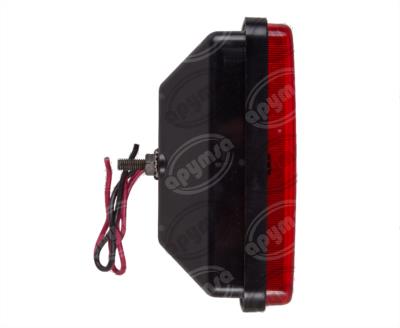 CALAVERA AUTOMOTRIZ MICA ROJA CUADRADA DE EMBUTIR AUTOBUS URBANO NACIONAL 4099 