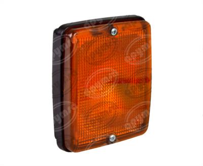 CALAVERA AUTOMOTRIZ MICA AMBAR CUADRADA DE EMBUTIR AUTOBUS URBANO NACIONAL 4099 